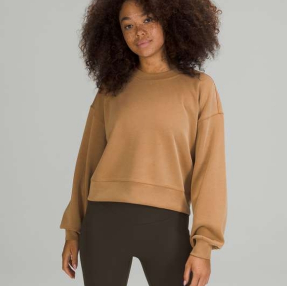 Lululemon Perfectly Oversized Cropped Crew - Picture 1 of 6